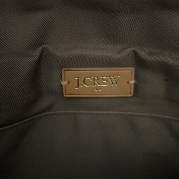 J Crew 100% Leather Envelope Purse - Picture 2 of 7